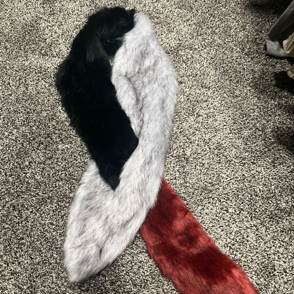 Multi color fur collar - Picture 6 of 6